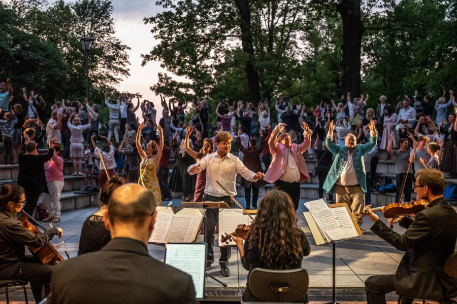 Konzert unter freiem Himmel